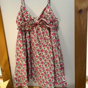 Ice Pink Floral Dress